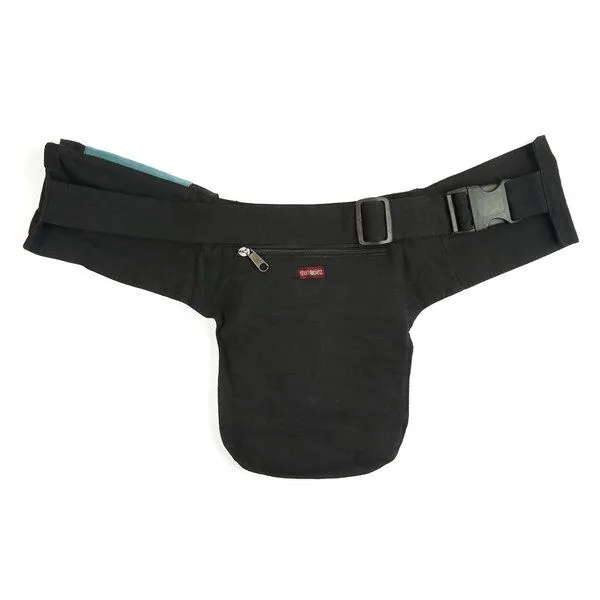 short'n'pietz short'n'pietz handgenähte Gürteltasche mit verstellbarem Gürtel, Blau, – Produktbild 4 von 8
