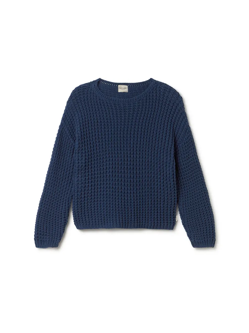 TWOTHIRDS TWOTHIRDS Damen vegan Pullover Valverde Altblau, Extra dunkelblau, – Produktbild 2 von 2