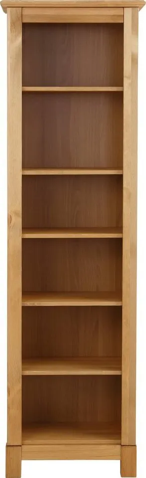 OTTO home Standregal Rauna, Regal, Massivholzregal, Bücherregal, Höhe 180 cm, aus massiver Kiefer, FSC®-zertifiziert, Beige, – Produktbild 4 von 5
