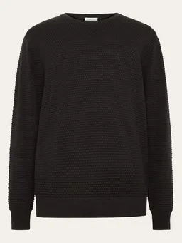 KnowledgeCotton Apparel KnowledgeCotton Apparel Bubble Knit Crew Neck – Produktbild 1 von 1