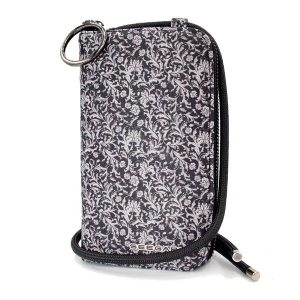 Seegarn Seegarn-Täschle / 2in1 Handy-Tasche und Geldbeutel (M23), K3 - kordel schwarz, – Produktbild 2 von 5