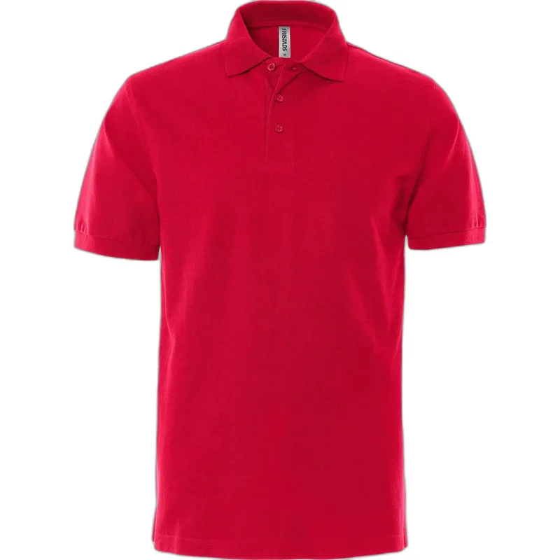 Fristads Polo-Shirt Fristads 1724 PIQ, Rot, – Produktbild 1 von 2
