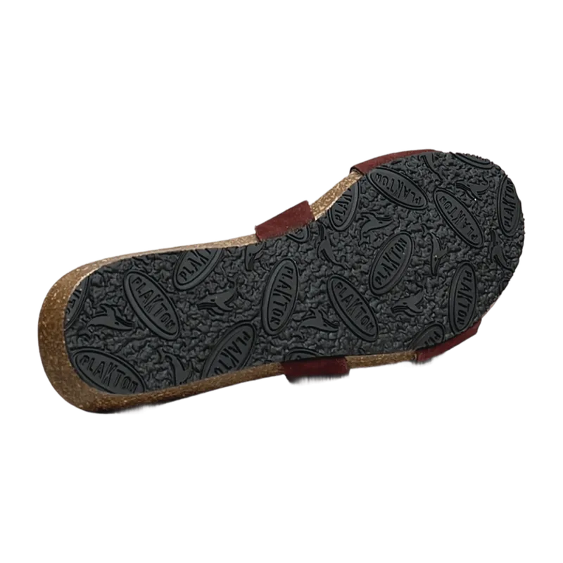 Plakton Plakton Bequeme Pantoletten für Damen, Rot, – Produktbild 5 von 5