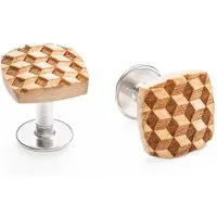 BeWooden BeWooden Manschettenknöpfe "Cubo Cuff" aus Holz – Produktbild 1 von 1