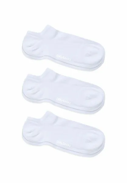 DillySocks DillySocks Sneakersocken „One Color Shorties“, Snow white, – Produktbild 2 von 4