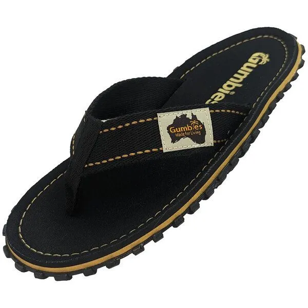 Gumbies Gumbies Classic - Nachhaltige Zehentrenner, Schwarz, – Produktbild 4 von 6