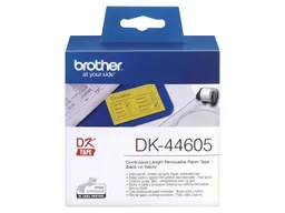 Brother Brother Endlosetiketten "DK-44605" gelb 62 mm x 30,48 m – Produktbild 1 von 1
