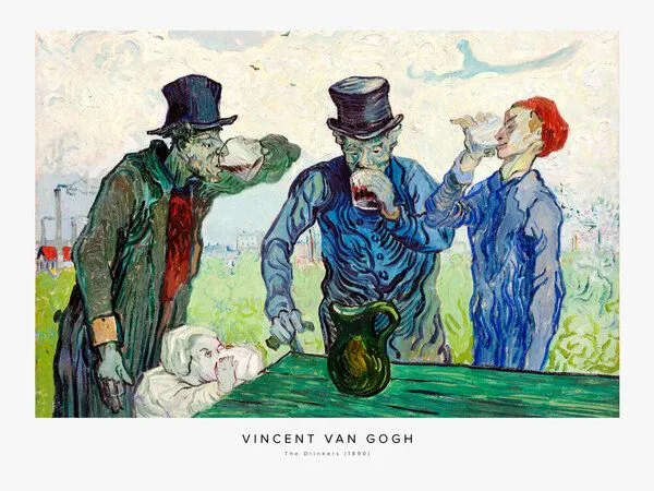 Photocircle Photocircle Poster / Leinwandbild - Vincent Van Gogh: Die Trinker – Produktbild 2 von 4