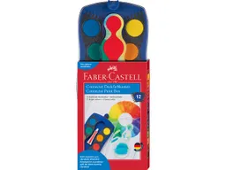 Faber-Castell Faber-Castell Farbkasten "Connector" 12 Farben, blau – Produktbild 1 von 1
