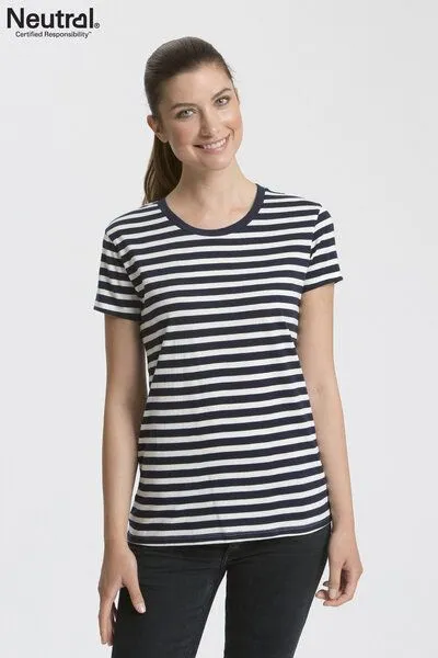 Neutral® - 3FREUNDE Neutral® - 3FREUNDE Frauen Fit T-Shirt, Stripe, – Produktbild 4 von 4