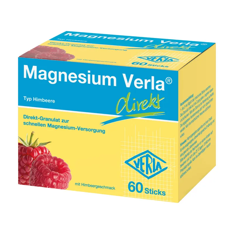 Magnesium-Verla Magnesium-Verla direkt Granulat Himbeere – Produktbild 1 von 3