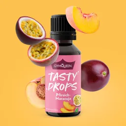 GYMQUEEN Tasty Drops - 30ml - Pfirsich-Maracuja – Produktbild 1 von 1