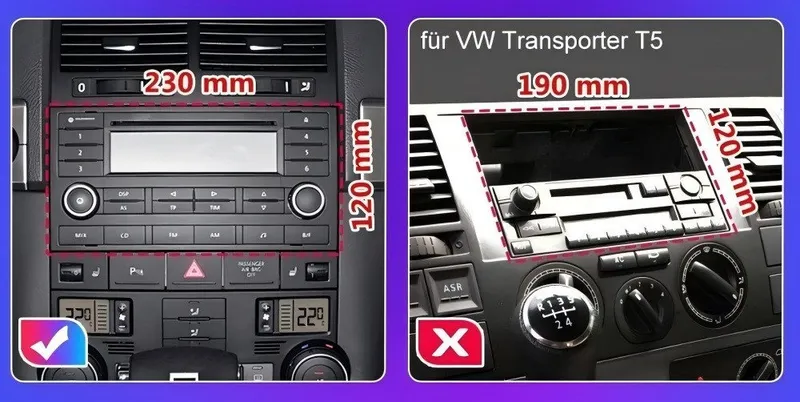 ESSGOO Für VW T5 Multivan Transporter Touareg Autoradio Android 15 Autoradio (RDS, Digitalradio (DAB), FM), Schwarz, – Produktbild 5 von 5