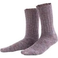 Living Crafts Living Crafts Bio-Unisex-Stricksocken 'LOVIS', grey/mauve, Gr. 35/38 – Produktbild 1 von 1