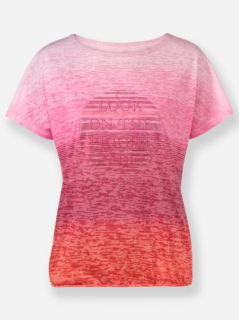 heine Rundhalsshirt erdbeere-bedruckt, Erdbeere-bedruckt, – Produktbild 1 von 2