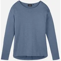 recolution Damen Longsleeve aus LENZING ECOVERO Viskose - FUCHSIA - recolution, Dove blue (blau), – Produktbild 1 von 1