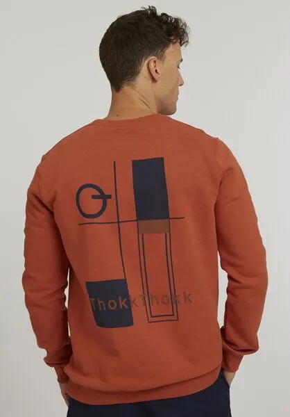 THOKKTHOKK ThokkThokk Herren Sweatshirt Bio Fair, Cinnamon (braun), – Produktbild 2 von 4