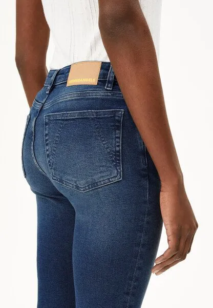 ARMEDANGELS ARMEDANGELS TILLAA Damen Skinny Jeans Mid Waist Bio-Baumwoll Mix X-Stretch, Blue, – Produktbild 3 von 8