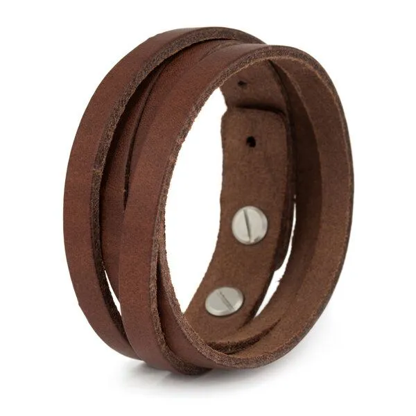 Simaru Simaru Lederarmband Herren - Pflanzliche Gerbung - Made in Germany, Braun, – Produktbild 1 von 4