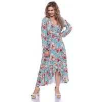 Ingoria Ingoria EWELIN Wickelkleid mit Volant aus TENCEL Modal mit Blumen Print, Velvet love (mehrfarbig), – Produktbild 1 von 1