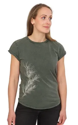 Life-Tree Life-Tree Organic Fairwear Shirt Women Pine Branch – Produktbild 1 von 1