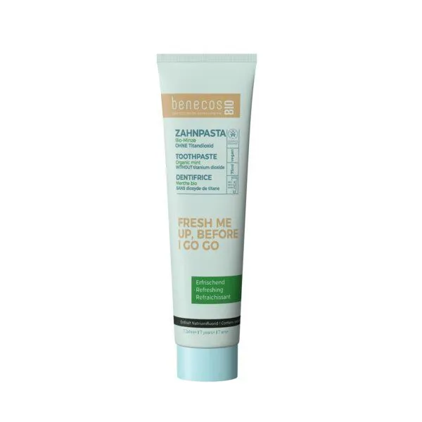 Benecos benecosBIO Bio-Minze - vegan - ohne Titandioxid - mit Natriumfluid – Produktbild 1 von 1