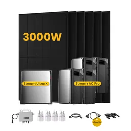 EcoFlow EcoFlow Stream Ultra X, Solaranlage mit Speicher, mit 6 x 500W Bifazialen Solarmodulen, by Powerness - Stream Ultra X + 4 x Stream AC Pro | 11520Wh / 4 x Smart Plug / Standardversand – Produktbild 1 von 1