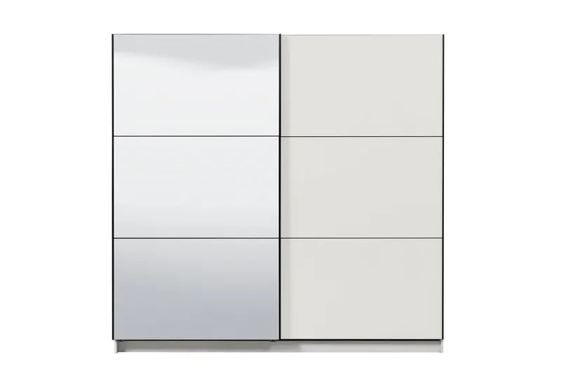 OTTO home Schwebetürenschrank Sierra Kleiderschrank mit Spiegel Garderobe Topseller INKLUSIVE Inneneinteilung, FSC®-Zertifiziert, OTTOs Choice, Weiß, – Produktbild 3 von 5