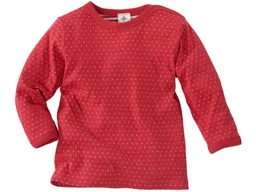 Leela Cotton Leela Cotton Baby und Kinder Langarmshirt zum Wenden Pünktchen – Produktbild 1 von 1