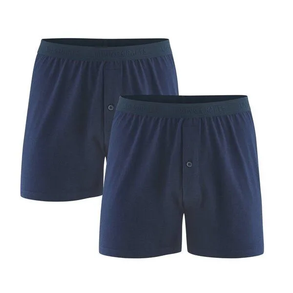 Living Crafts Living Crafts Boxer-Shorts, 2er-Pack - ETHAN, Navy, – Produktbild 1 von 4