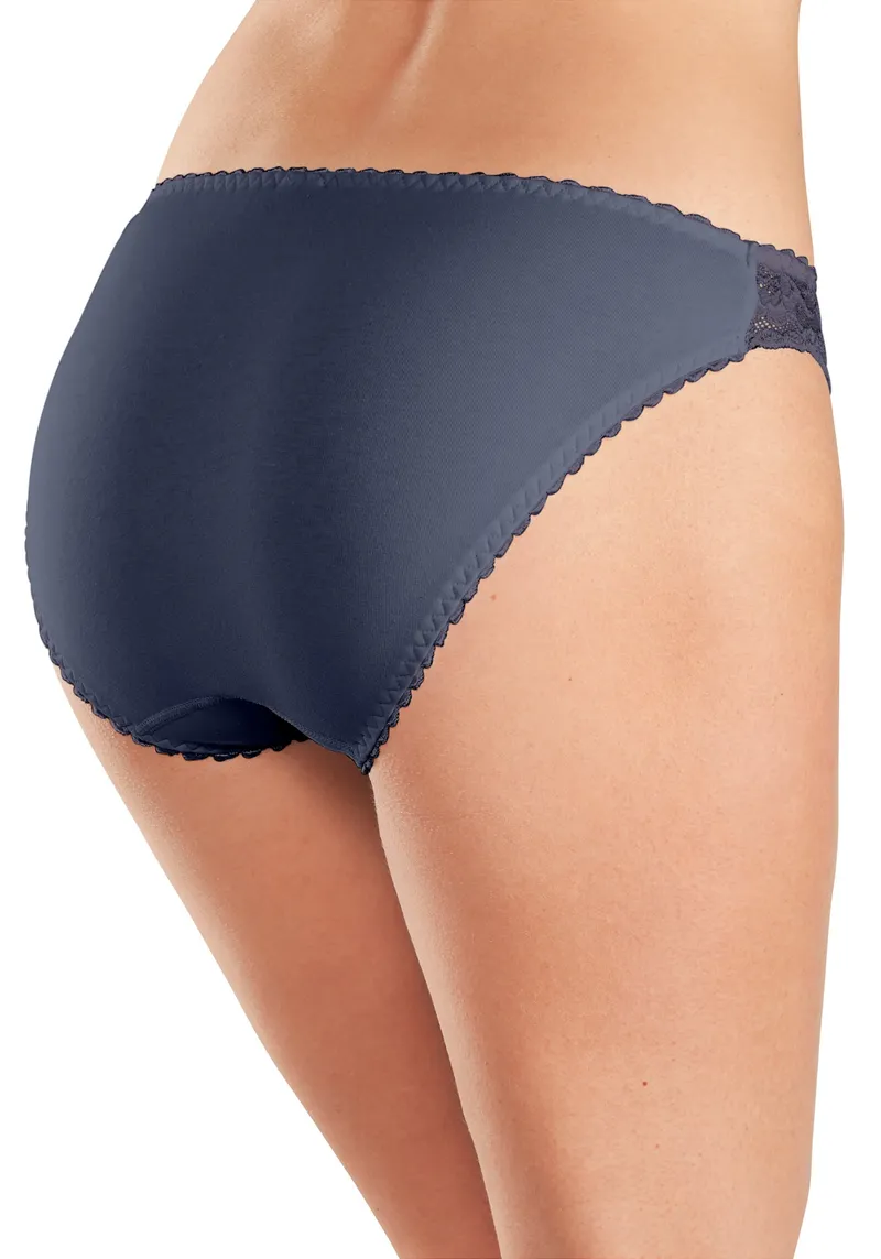 petite fleur by Lascana Jazz-Pants Slips marine, violett, creme, Marine, violett, creme, – Produktbild 3 von 3