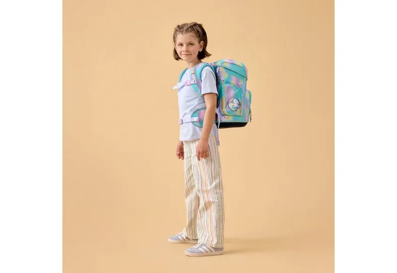 Ergobag Ergobag Schulranzen Schulranzen-Set CUBO ZauBärwelt 5-teilig, 25/26 (5-teilig), ergonomisch, höhenverstellbar, Your-Size-System, ab 1. Klasse, Blau, – Produktbild 2 von 5