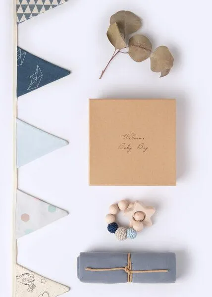 NoniKids Berlin NoniKids Berlin NoniKids Geschenkebox * Petit Animals * blau I GOTS Bio – Produktbild 8 von 8