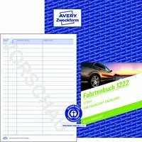 Avery Zweckform Avery Zweckform Recycling Formularbuch 1222 Fahrtenbuch DIN A5 – Produktbild 3 von 3