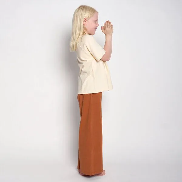 Orbasics Orbasics Wide Leg Pants, Caramel cookie, – Produktbild 2 von 4
