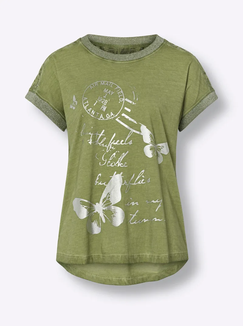 heine Kurzarmshirt schilf, Schilf, – Produktbild 1 von 2