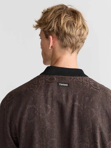 Yahmo Yahmo Viskose/Tencel Laslo Wendejacke, Cobra/black (braun), – Produktbild 4 von 4