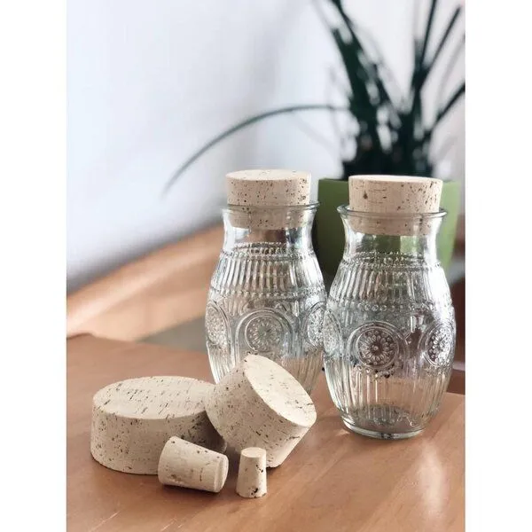 Kork-Deko Kork-Deko Korkdeckel - Fass-Korken als Verschluss - 100% Naturkork - 31 Größen – Produktbild 3 von 4
