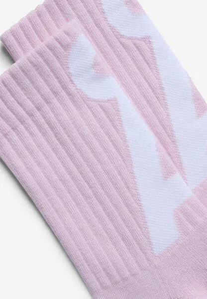 ARMEDANGELS ARMEDANGELS SAAMUS SHORT Unisex Socken aus Bio-Baumwoll Mix, Pink mist-broken white, – Produktbild 1 von 2