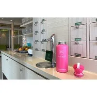 JN JuNiki's JN JuNiki's Exklusive JuNiki´s Trinkflasche XL aus Edelstahl Vakuum-isoliert 1L/32oz – limitierte Sonderedition „Pink Panther“, Pink, – Produktbild 1 von 1
