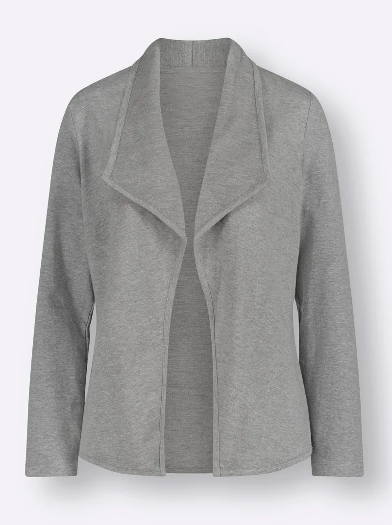 Witt Jerseyblazer, Hellgrau-meliert, – Produktbild 2 von 2
