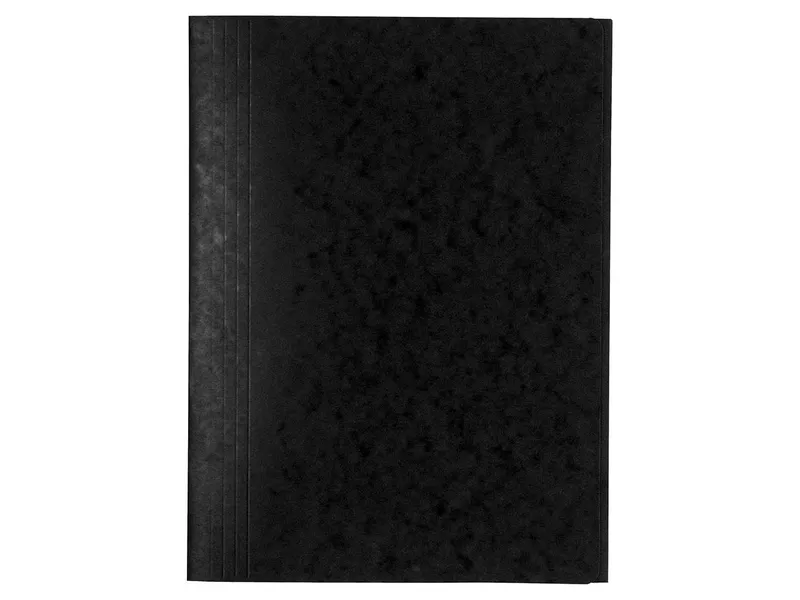 Exacompta 25 Exacompta Sammelmappen, Colorspan-Karton, 390 g/m², DIN A4, 3 Klappen, schwarz – Produktbild 1 von 1