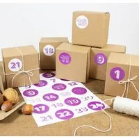 Bow Hummingbird Bow & Hummingbird Adventskalender Set mit Boxen zum Befüllen, Lila, – Produktbild 1 von 1