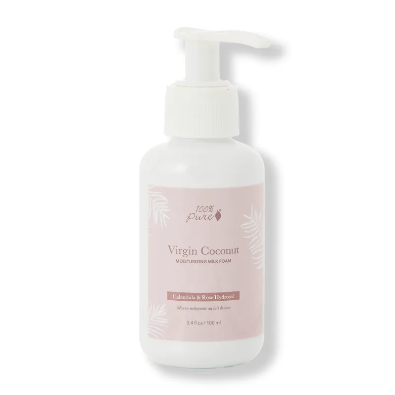 100% PURE® - Purity Cosmetics Virgin Coconut Moisturizing Milk Foam - Gesichtsreinigung – Produktbild 1 von 1