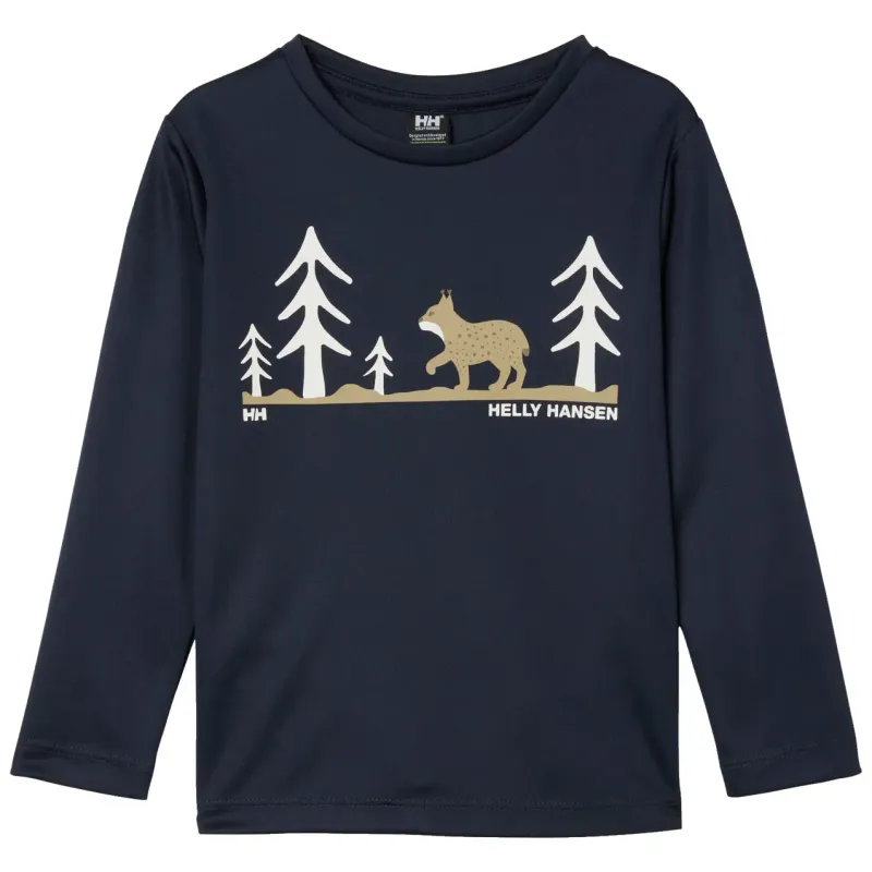 Helly Hansen Langarmtrikot für Kinder Helly Hansen Technical Craphic, Bleu, – Produktbild 1 von 1