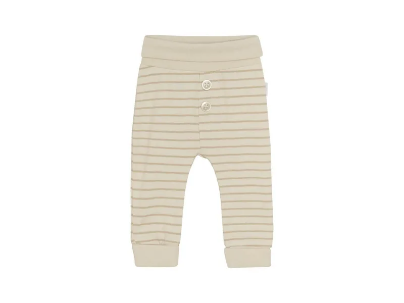 Noppies Baby Hose Neal Stripe pattern off white Gr. 68, Natur, braun, – Produktbild 1 von 1