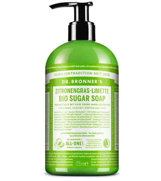 Dr. Bronner's Dr. Bronner's Sugar Soap Zitronengras-Limette – Produktbild 1 von 1