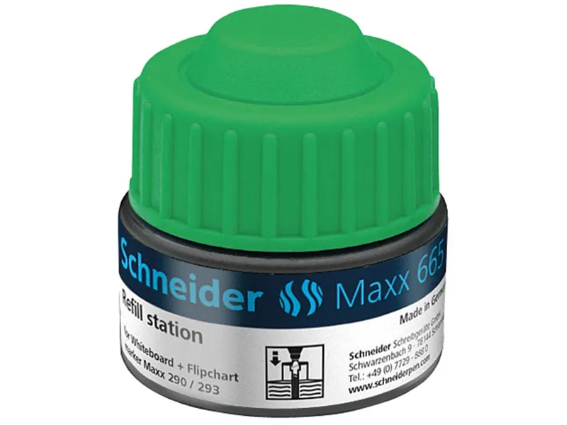 Schneider Schneider Nachfülltinte 665 für Whiteboard- und Flipchart-Marker "Maxx 290/293" grün – Produktbild 1 von 1