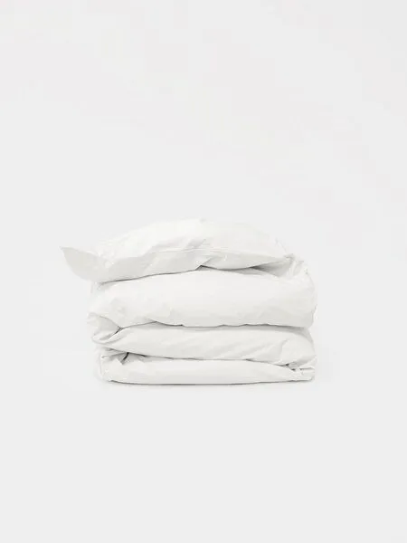 erlich textil erlich textil Finn Bettdeckenbezug aus Bio-Baumwolle, made in Europe, Weiß, – Produktbild 2 von 8