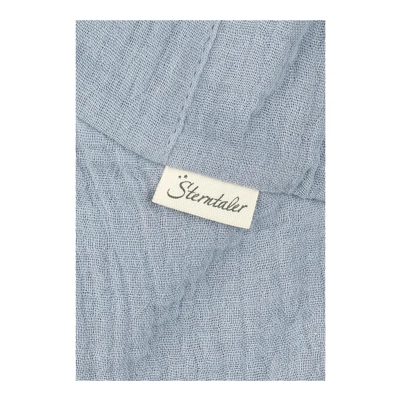 Sterntaler Sterntaler Musselin-Schirmmütze mit Nacken- und UV-Schutz, Blau, – Produktbild 3 von 3